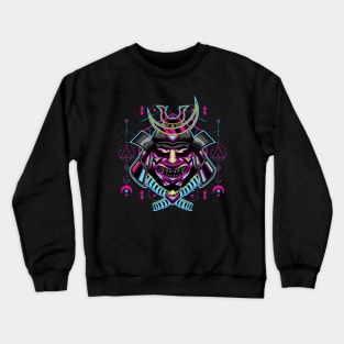 samurai head mask Crewneck Sweatshirt